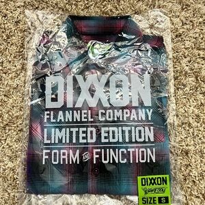 NWT. Dixxon. Youth size S. Limited Edition Plaid Shirt. Shredoy.